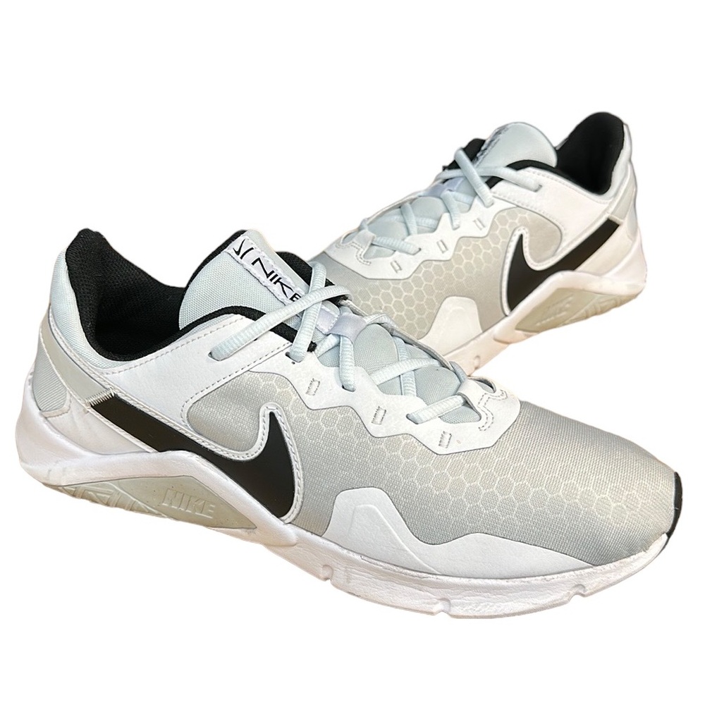 Nike Legend Essential 2 Men's Athletic Shoes White Black CQ9356-002 Size 10